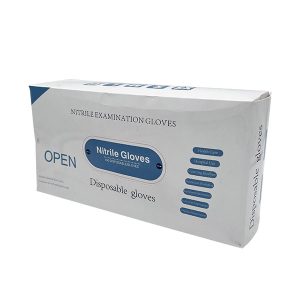 Box of disposable gloves