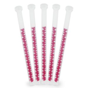 Five Vortex mixing tubes